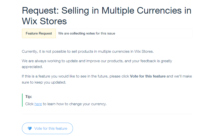 set up multi currencies in wix