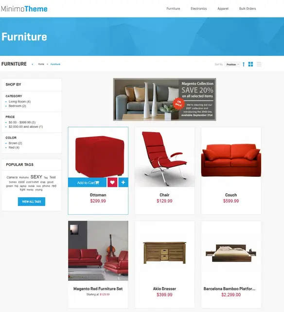 best free magento themes and templates