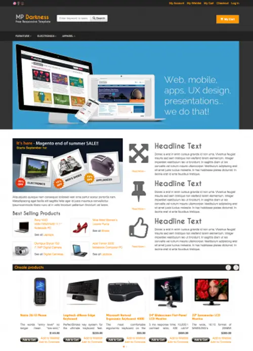 best free magento themes download