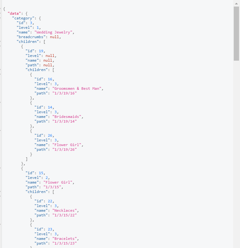 How To Get Categories Through Magento 2 REST API?