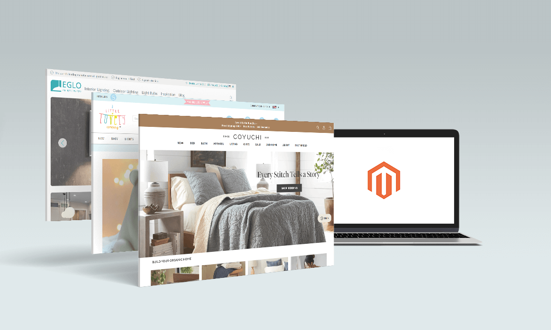 magento website examples