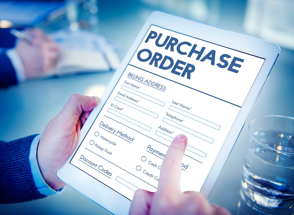 how to write a purchase order