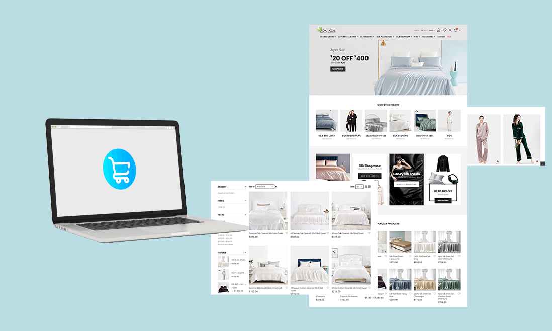 website development for ecommerce business