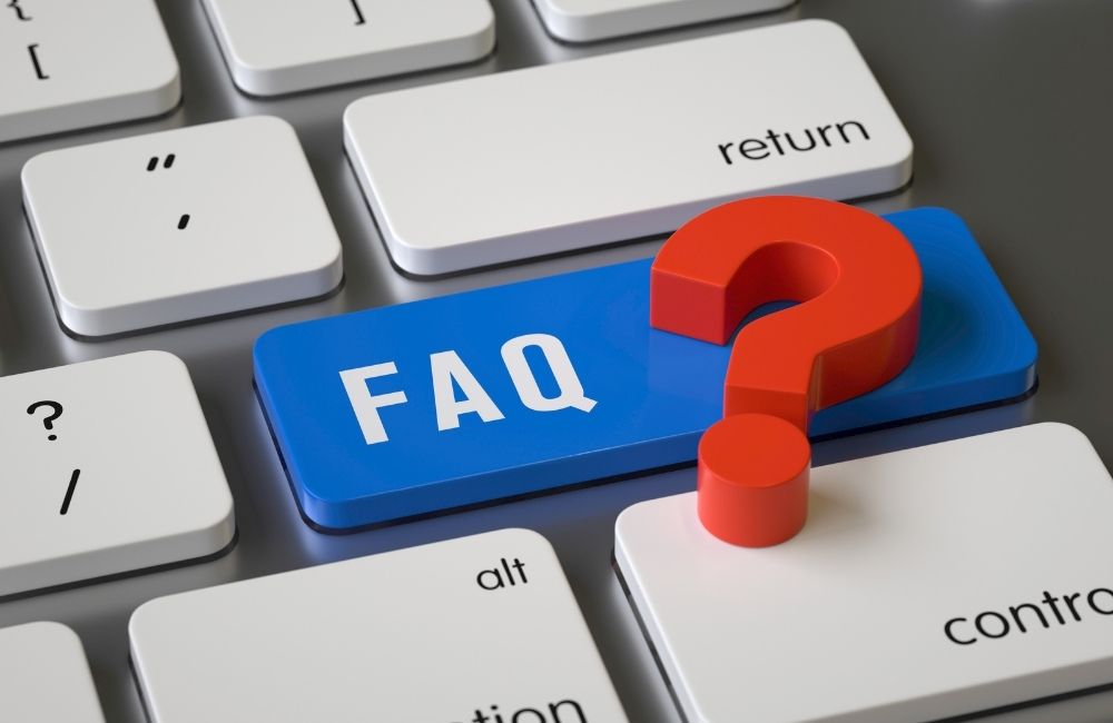 FAQ page