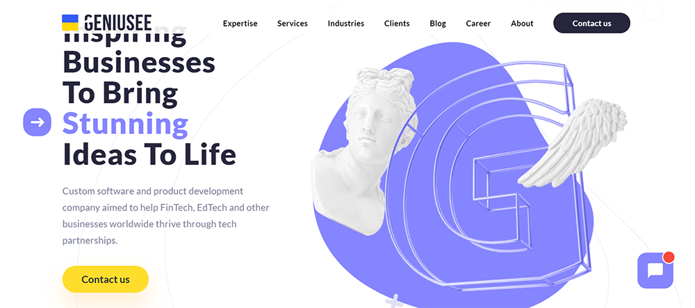 GENIUSEE wordpress website design