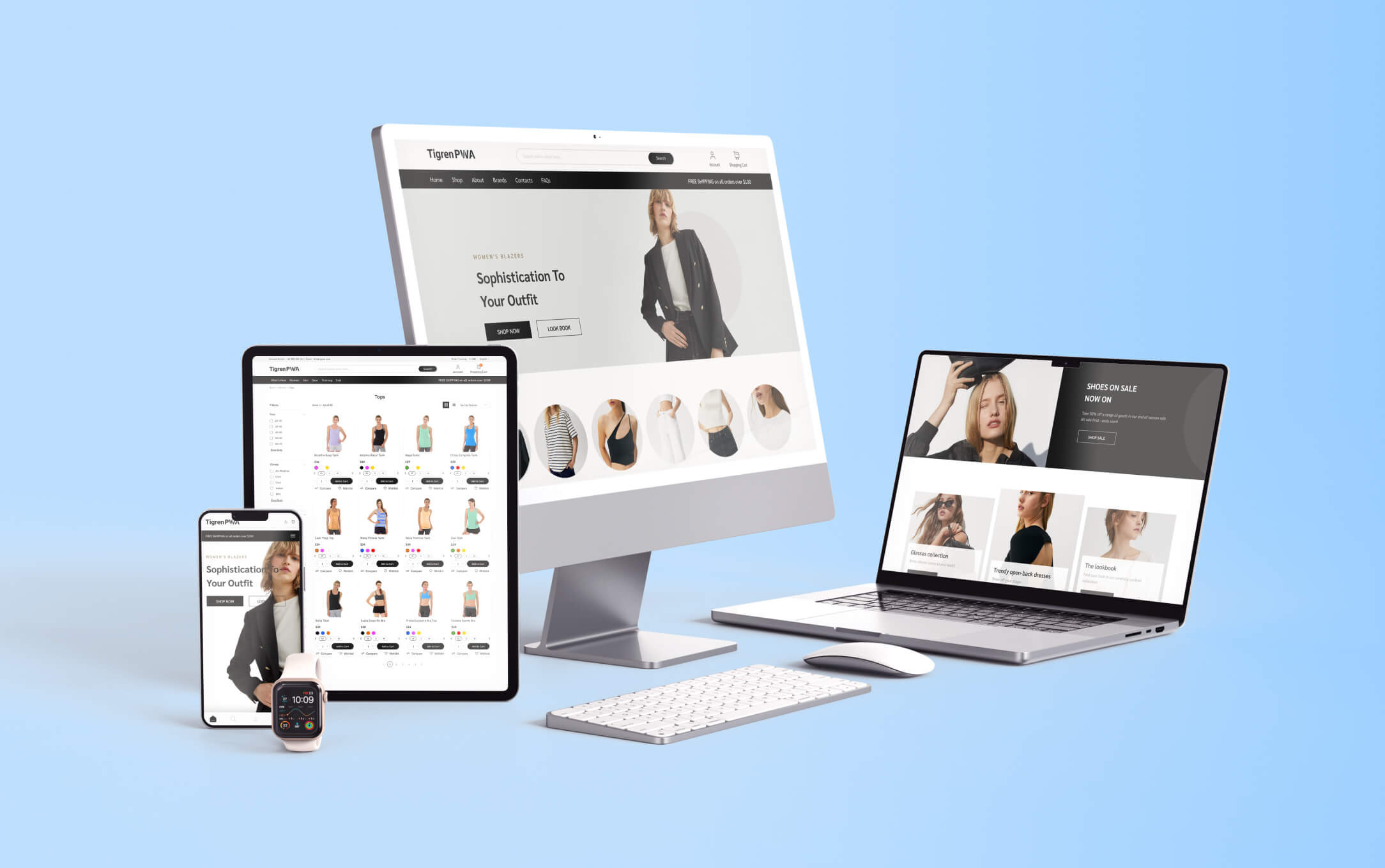 free magento fashion themes