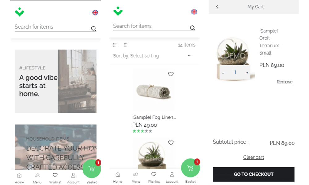 magento progressive web app themes
