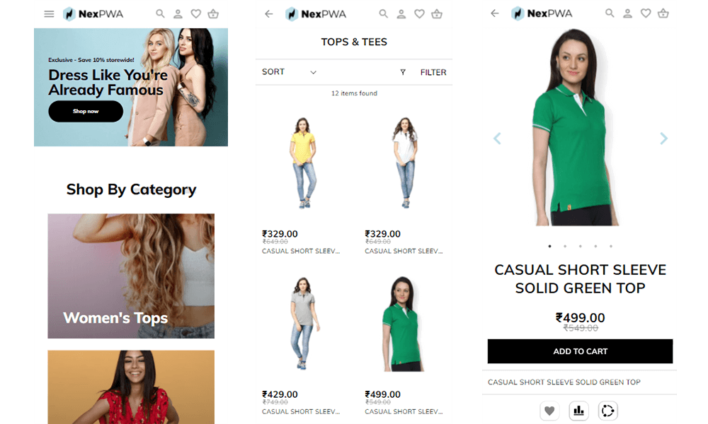 magento pwa templates