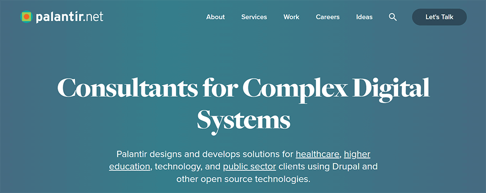 palantir e-commerce development company