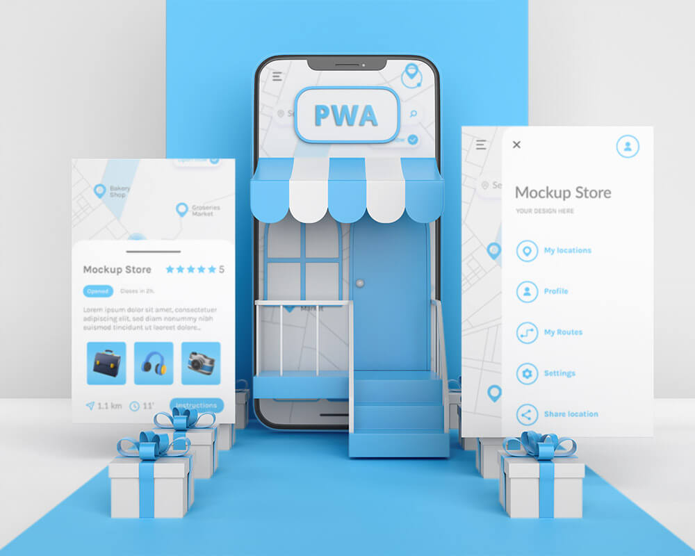 progressive web app ecommerce development