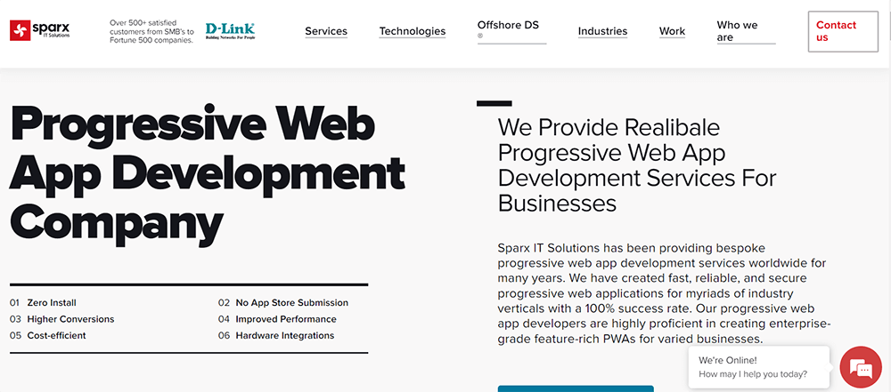 pwa development services