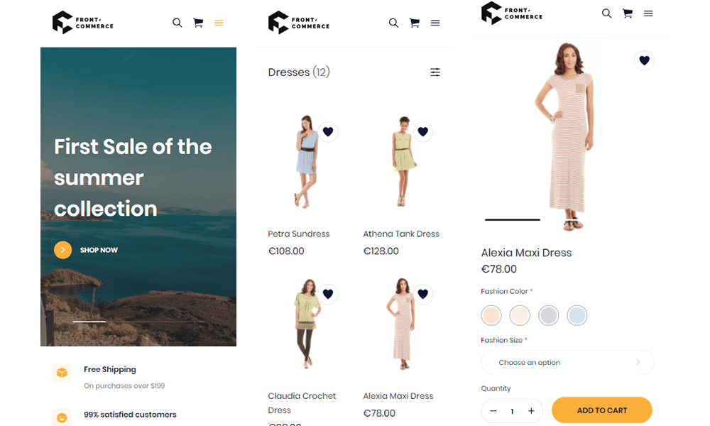 pwa magento templates