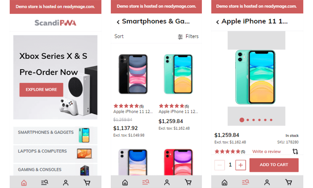 pwa theme for magento 2