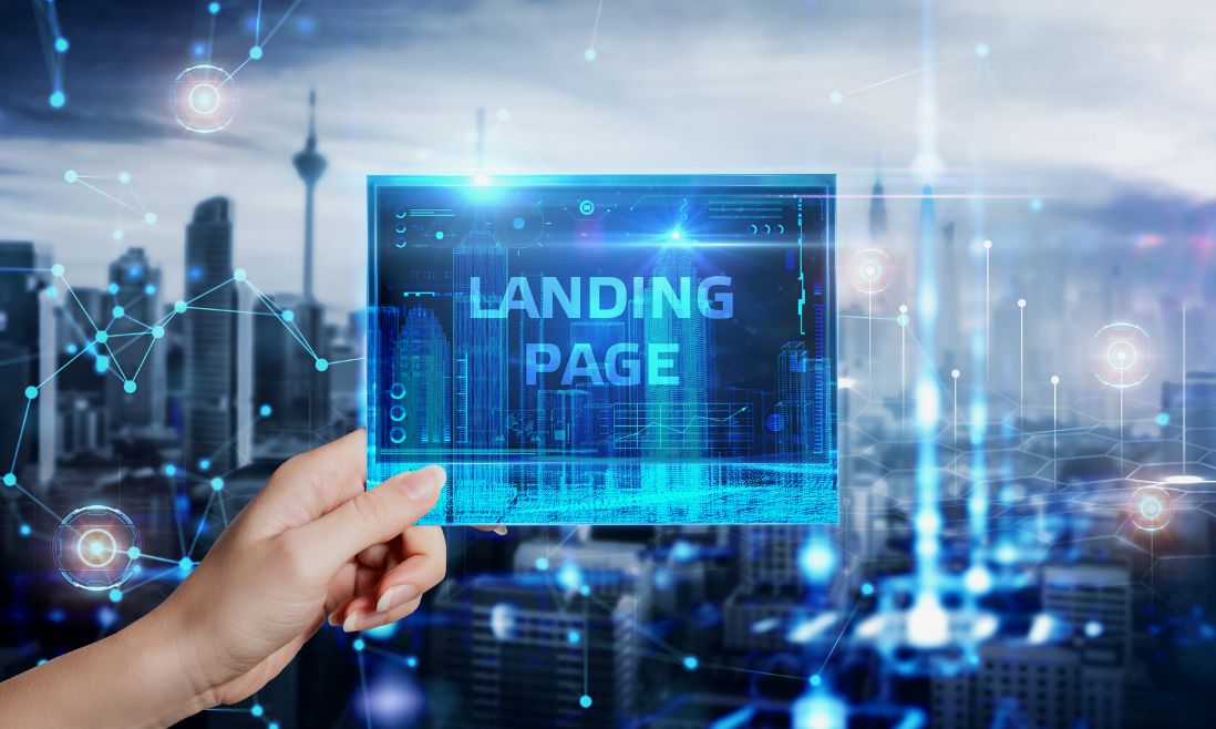 create a landing page in magento