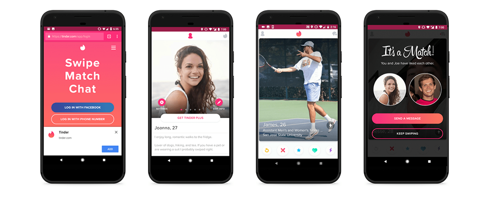 tinder pwa on mobile