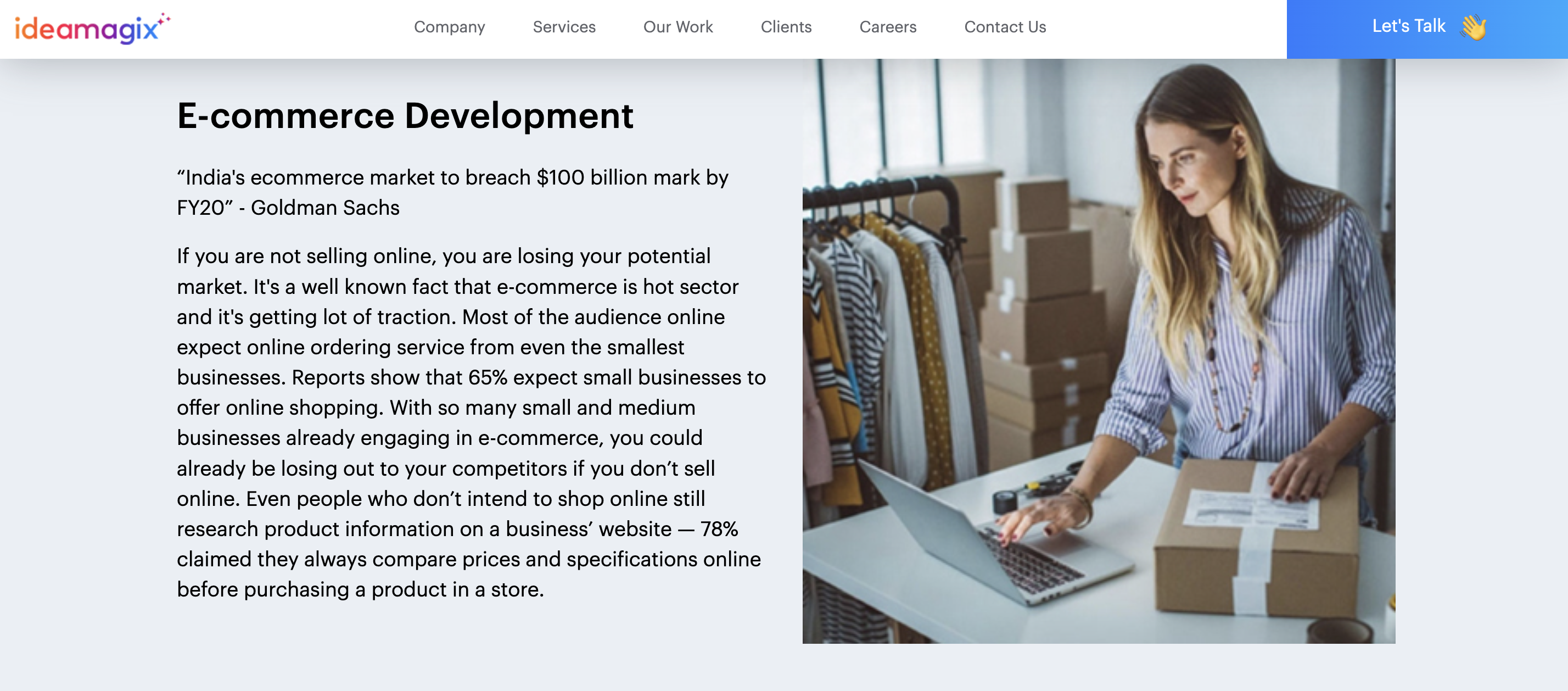 top ecommerce website development companies