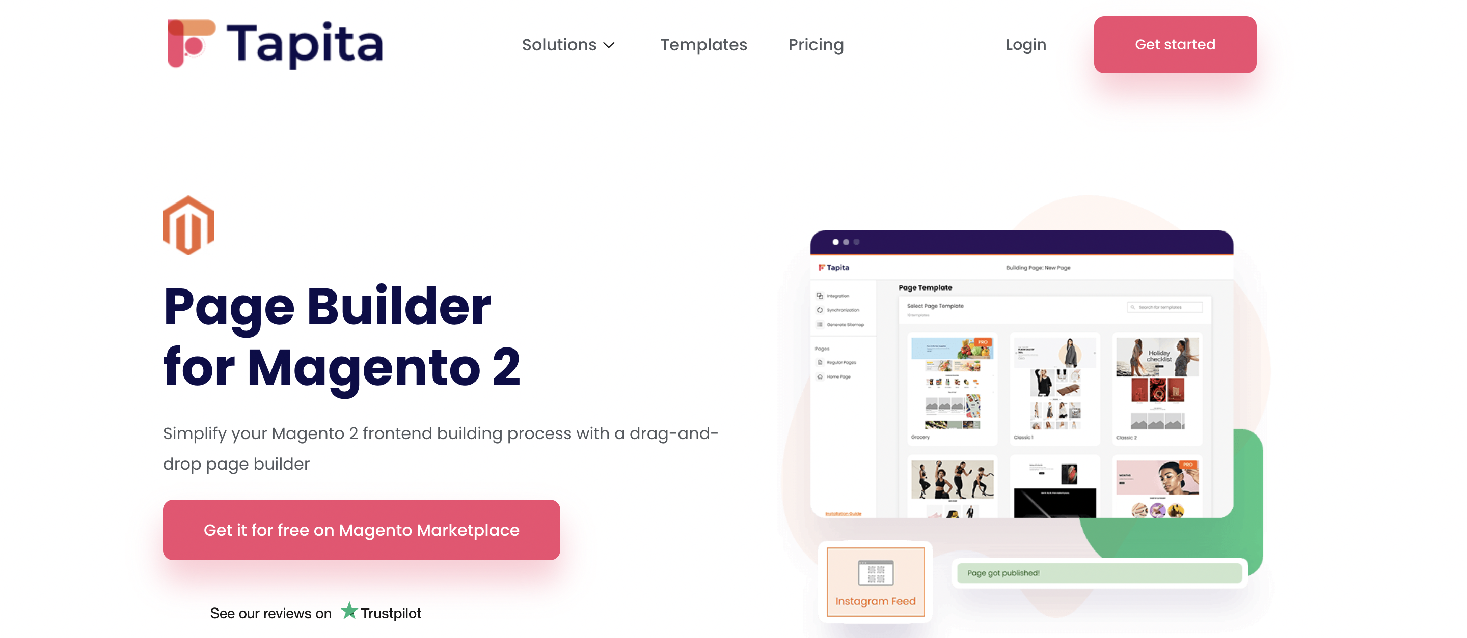 free magento page builder