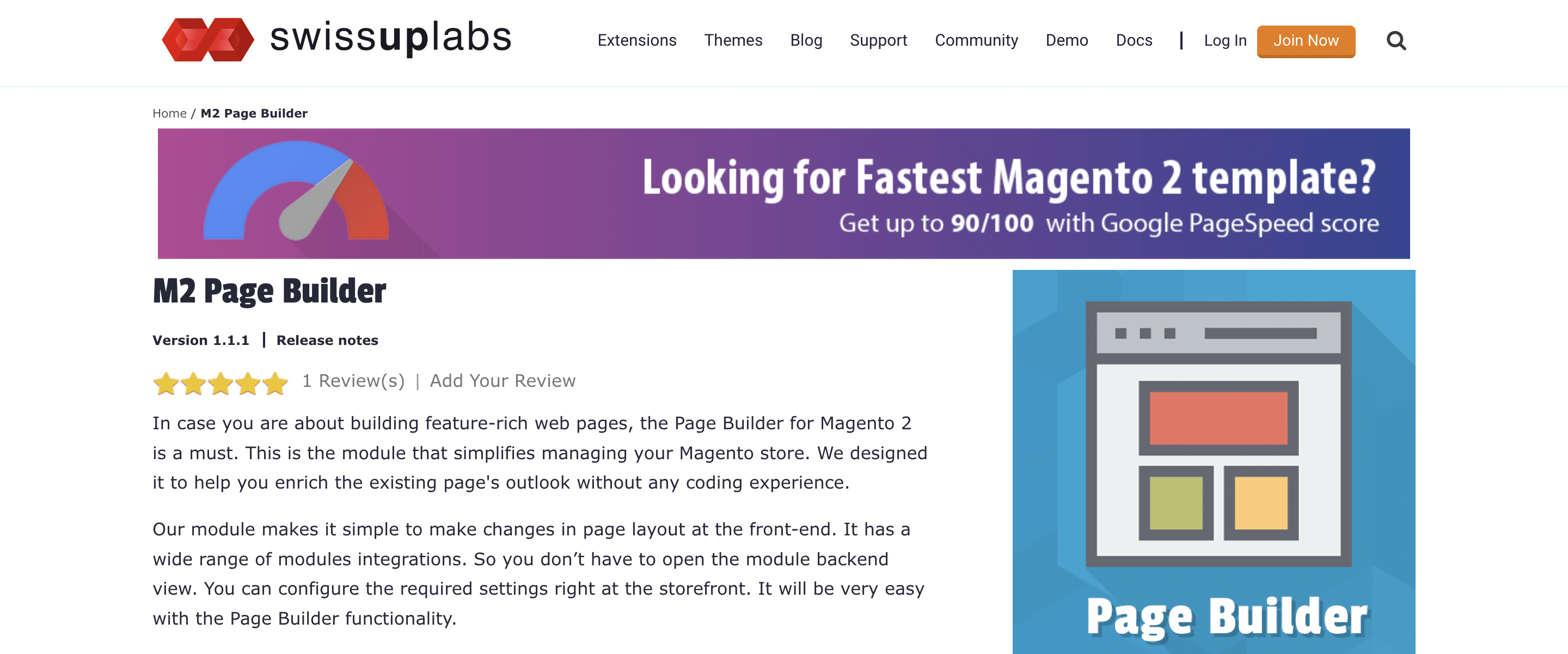 m2 page builder