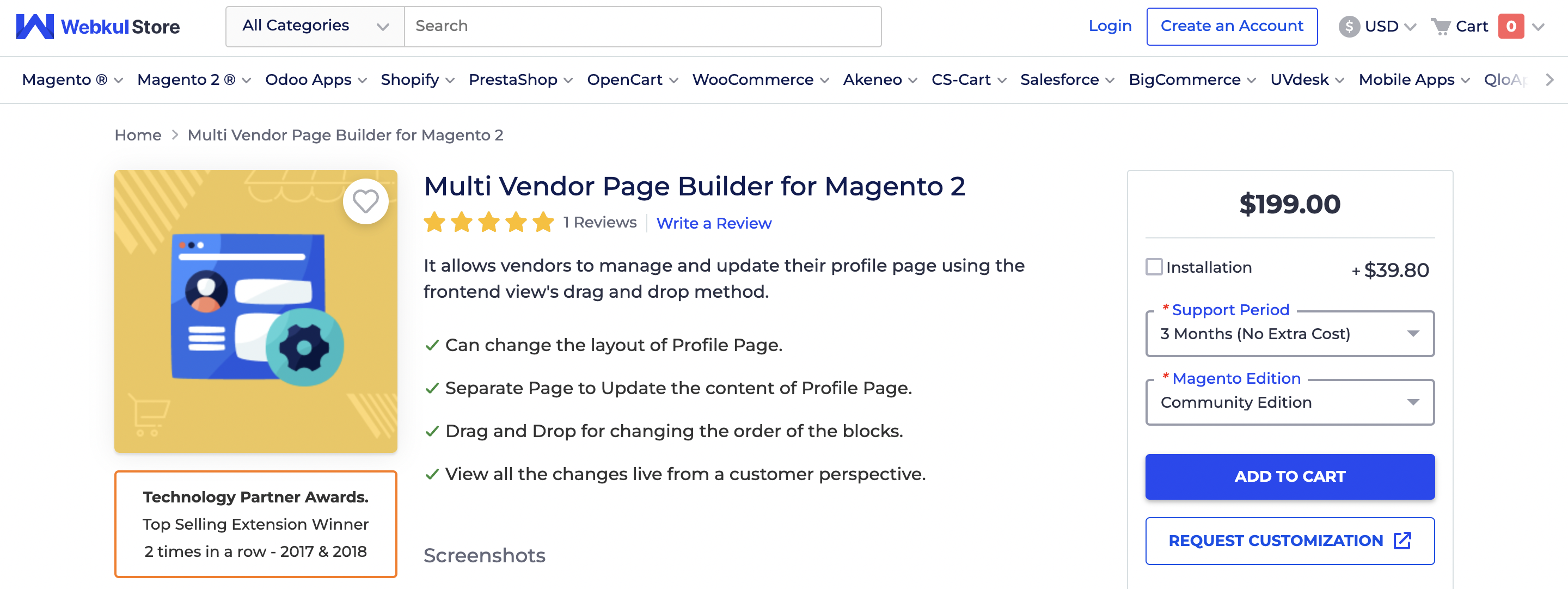 page builder extension for magento 2