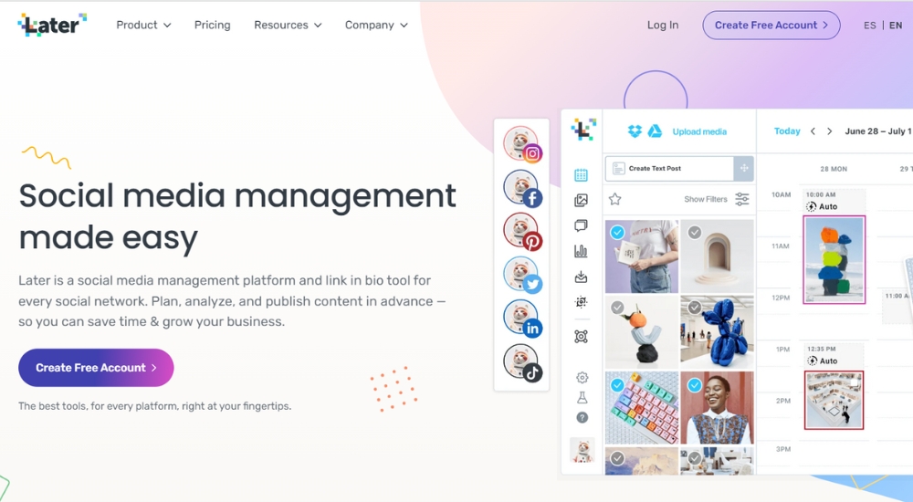 Later-free-social-media-management-tools