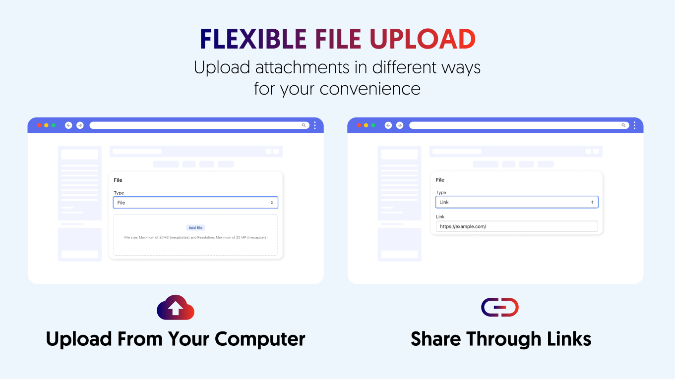 flexible file upload