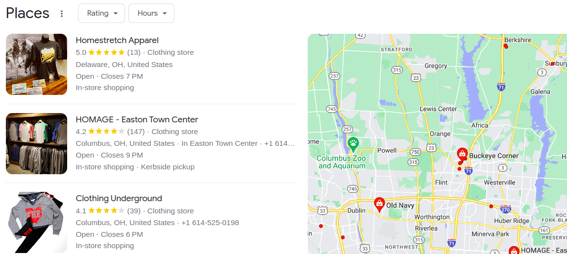 local-search-results
