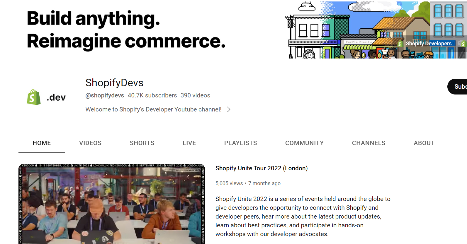 Shopify Youtube