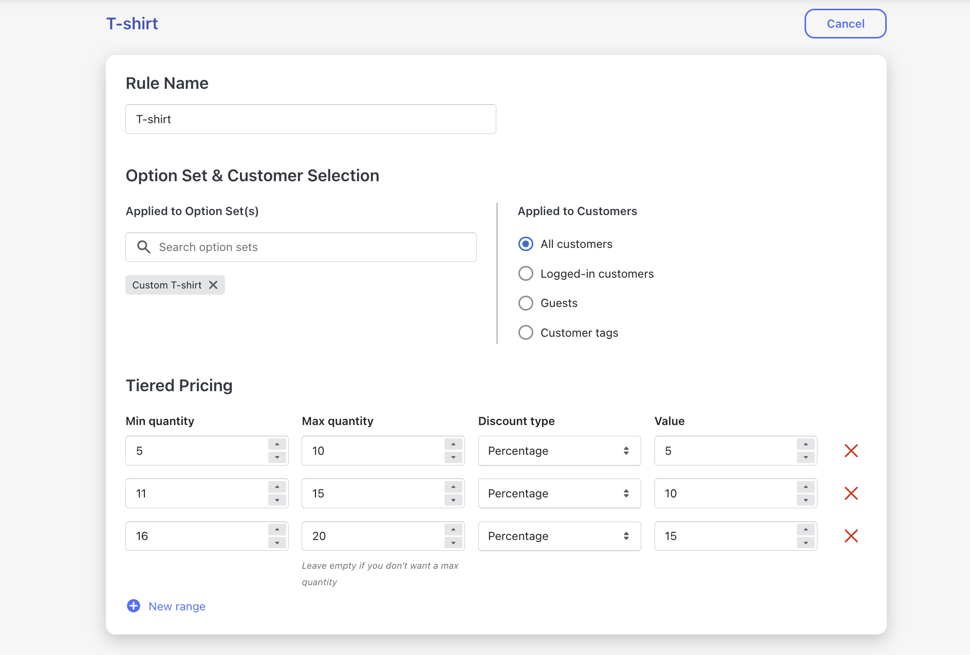 tiered wholesale pricing